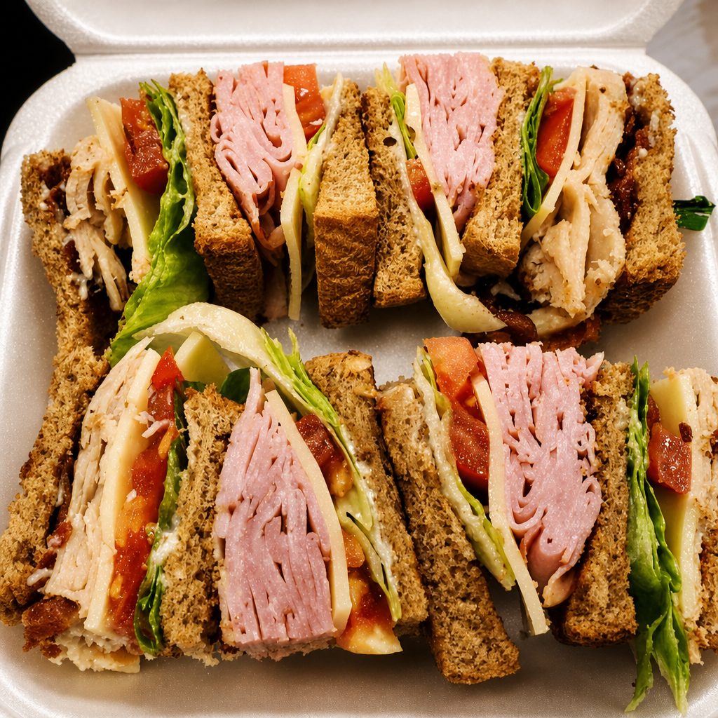Triple Decker Sandwich.