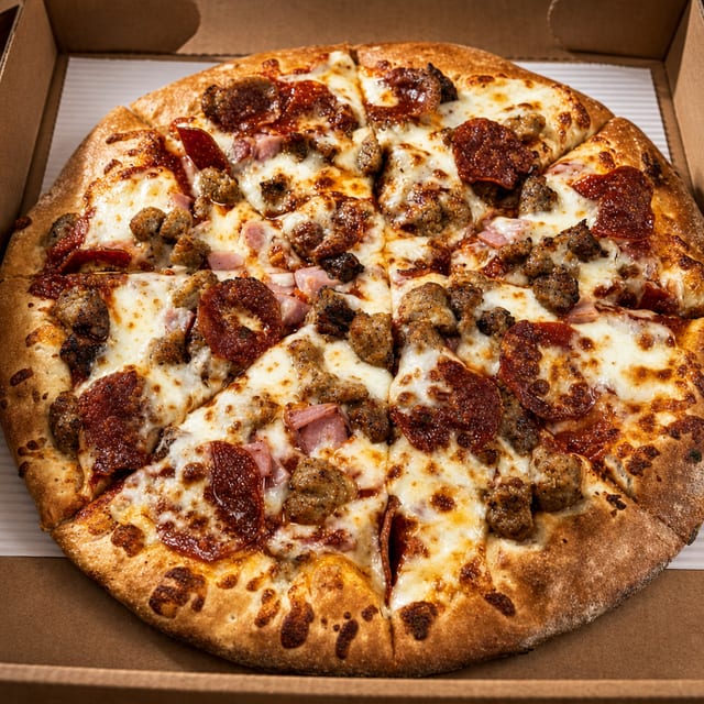 Meat Lovers Pizza.