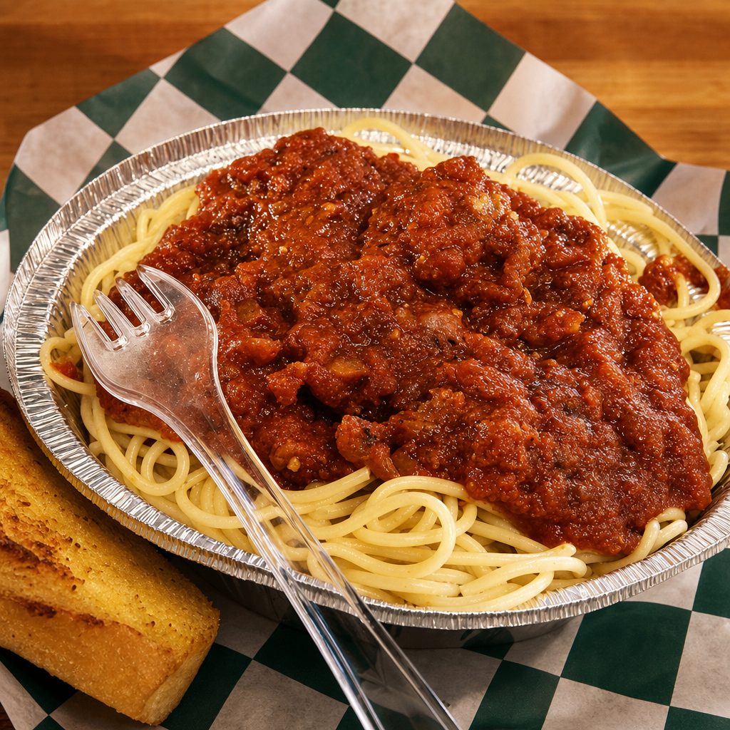 Spaghetti with Meat Sauce.