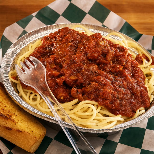 Spaghetti with Meat Sauce.