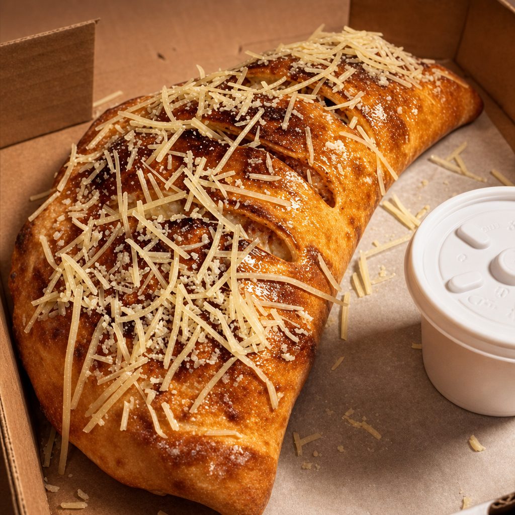 All Meat Stromboli.